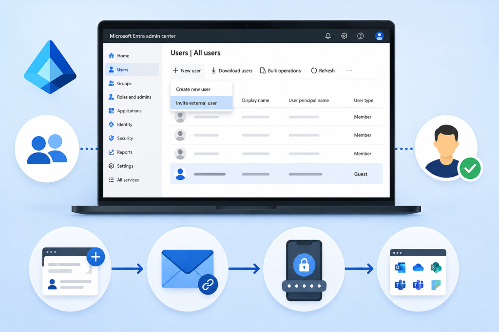How to Invite Guest Users in Microsoft Entra ID: Step-by-Step Guide (2026)